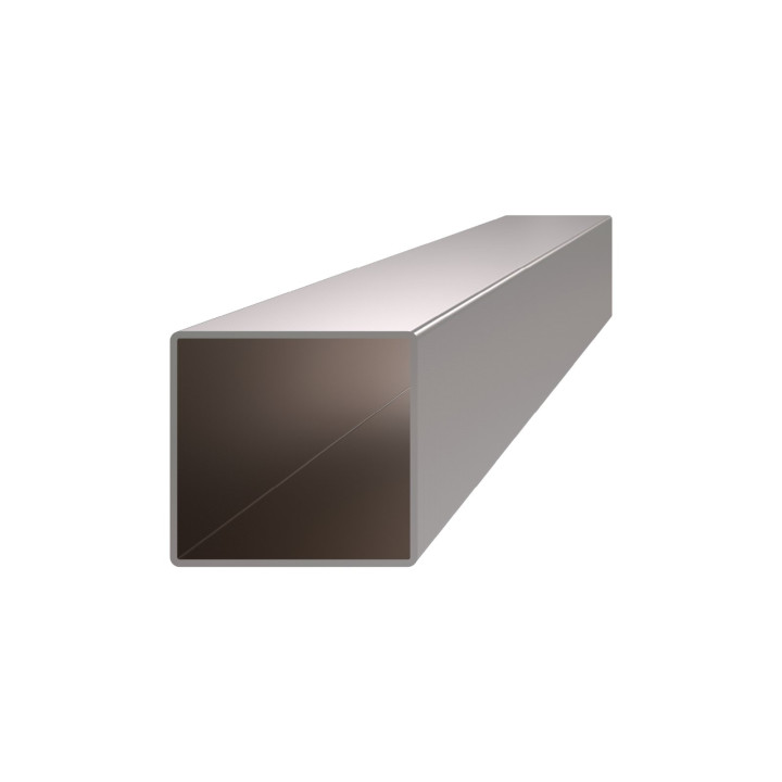 Profil 50 x 50 x 2 x 3000 mm, broušená nerez AISI 304