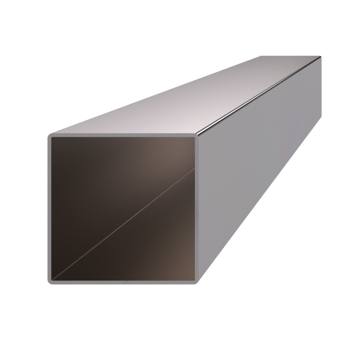Profil 60 x 60 x 2 x 6000 mm, broušená nerez AISI 304