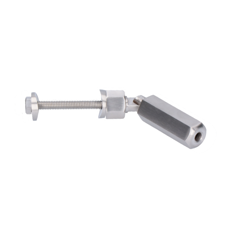 Úchyt pro lanko ø 4 mm pro  ø 42,4 mm, broušená AISI 304
