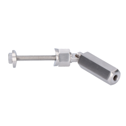 Úchyt pro lanko ø 5 mm pro ø 42,4 mm, broušená AISI 304