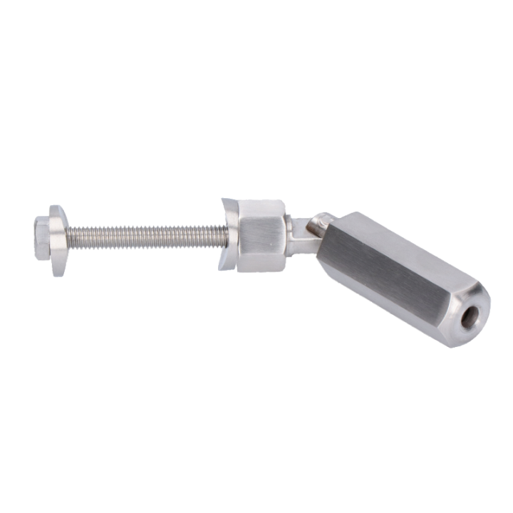 Úchyt pro lanko ø 5 mm pro ø 42,4 mm, broušená AISI 304