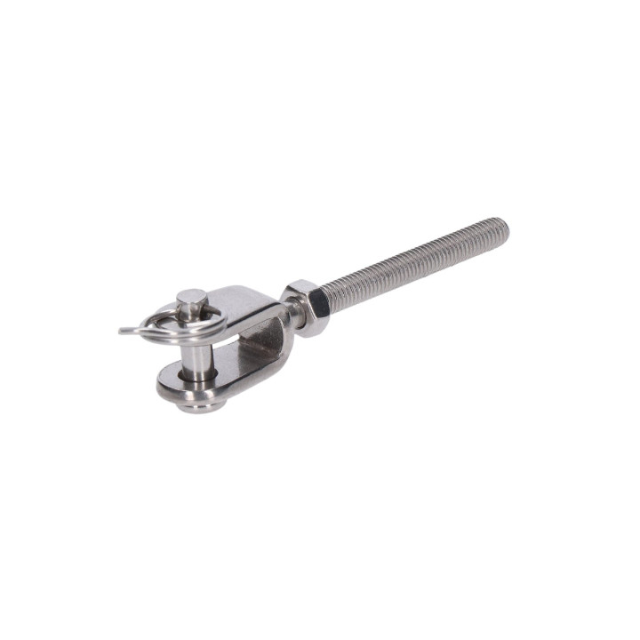 Nerezový úchyt s levým závitom LH4, broušená AISI 304