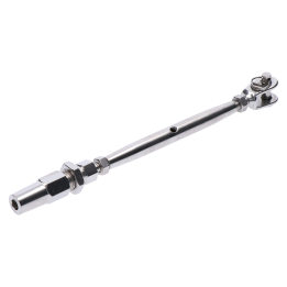 Šponovák pro lanko ø 4 mm závit M6/LH6, broušená AISI 304