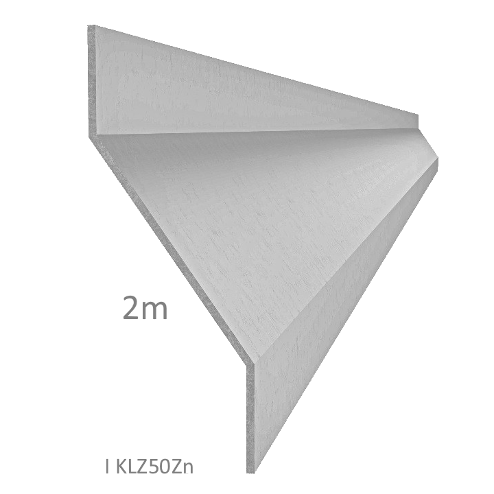 Z-profil lamela 2000 mm (pozinkovaný plech)