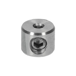 Úchyt pro lanko ø 2 - 4 mm, broušená nerez AISI 304
