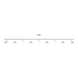 Madlo ø 42.4mm, L-4000mm, broušená nerez AISI304
