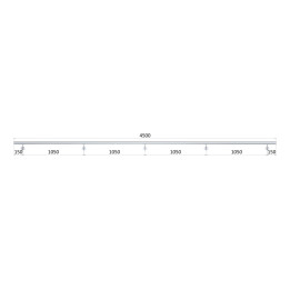 Madlo ø 42.4mm, L-4500mm, broušená nerez AISI304