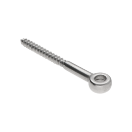 Úchyt pro držák lanka, oko 6,3 mm, nerez AISI 304