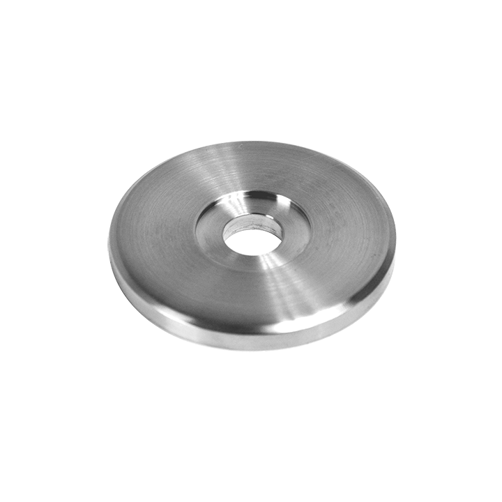 Deska pro boční kotvení sloupu ø 50 mm, broušená AISI 304