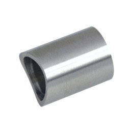 Přechod mezi sloupem ø 42,4 mm a deskou, broušená, L = 25 mm