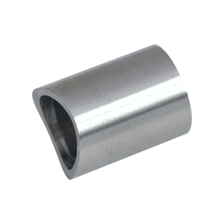 Přechod mezi sloupem ø 42,4 mm a deskou, broušená, L = 25 mm