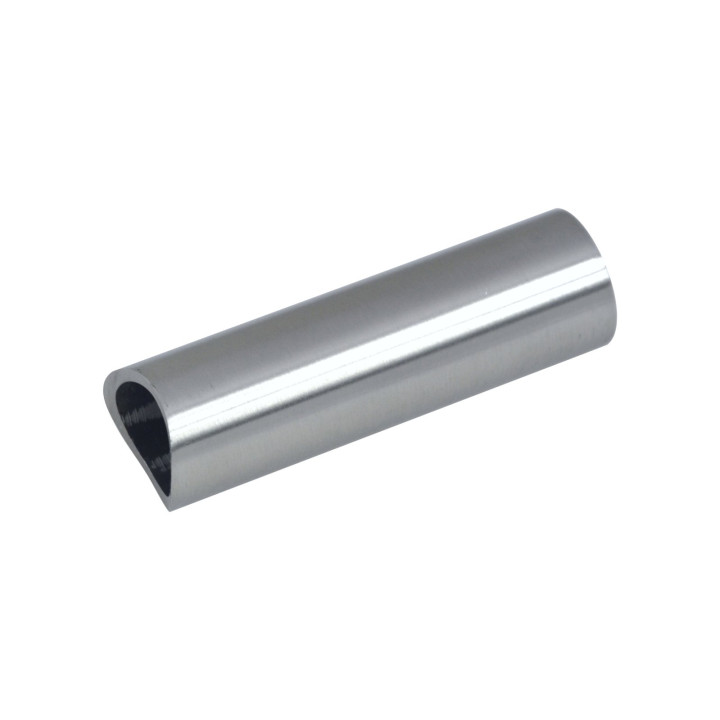 Přechod mezi sloupem ø 42,4 mm a deskou, broušená, L = 65 mm