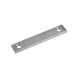 Kotevní destička (plochá), 2x M8, rozteč: 70 mm, AISI 304
