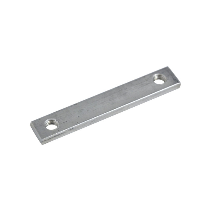 Kotevní destička (plochá), 2x M8, rozteč: 70 mm, AISI 304