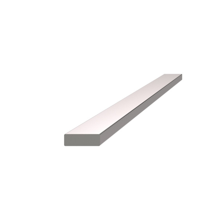 Plochá tyč 15 x 5 x 3000 mm, broušená nerez AISI 304