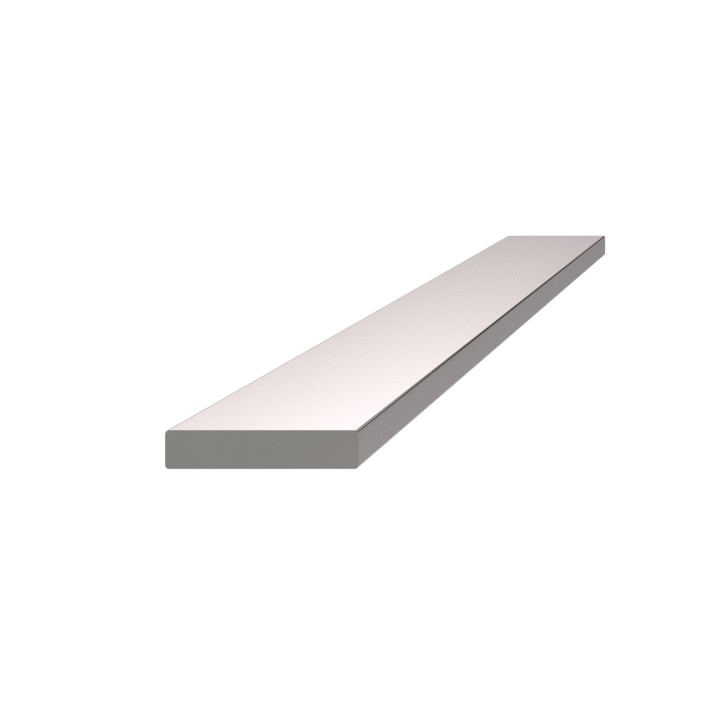 Plochá tyč 25 x 5 x 6000 mm, broušená nerez AISI 304