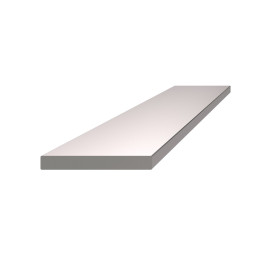 Plochá tyč 40 x 5 x 3000 mm, broušená nerez AISI 304