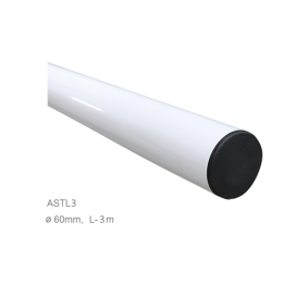 Rameno Al bílé L-3 m, Ø60 mm pro závoru ALT324KF