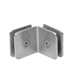 Svorka skla mezi skla 90°, sklo 8 - 10 mm, AISI 304