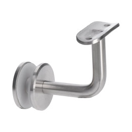 Držák madla ø 42,4 mm, sklo 6 - 16 mm, broušená AISI 304