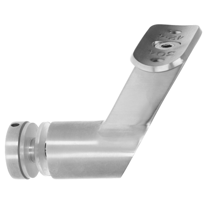 Držák madla ø 42,4 mm pevný, sklo 6 - 21,52 mm, AISI 304