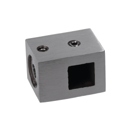 Držák profilu 12 x 12 mm (P), plochý, broušená AISI 304