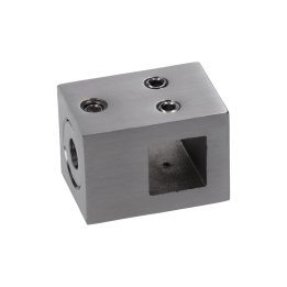 Držák profilu 12 x 12 mm přechodný, plochý, AISI 304