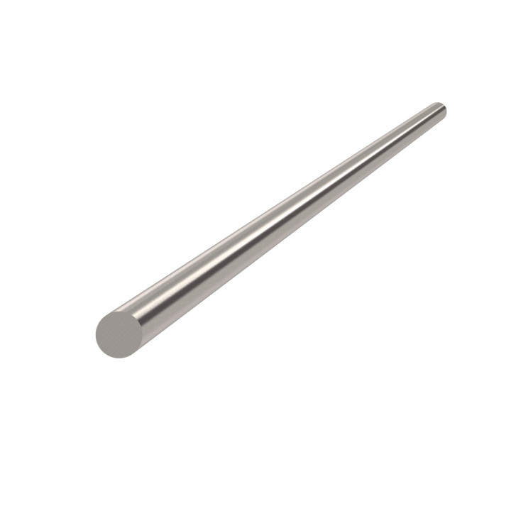Tyč ø 4 x 3000 mm, kartáčovaná nerez AISI 304