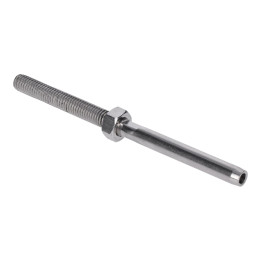 Úchyt pro lanko ø 4 mm, M8, broušená AISI 304
