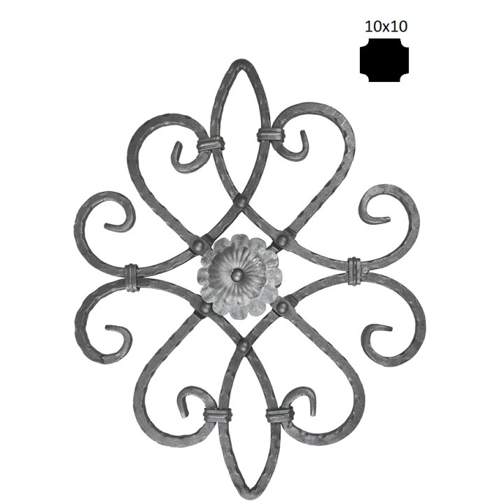 Ornament 530x420 mm, 10x10 mm (oboustranný)