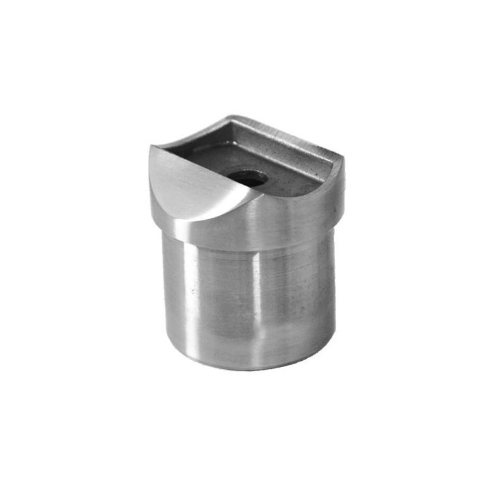 Držák na trubku ø 42,4 mm, broušená nerez AISI 316