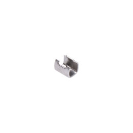 Lisovací pouzdro pro dve ø 1,5 mm lanka, otevřené, AISI 316