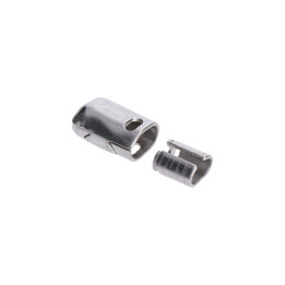 Lisovací pouzdro pro dve ø 1,5 mm lanka, AISI 316