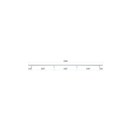 Madlo ø 42.4mm, L-3500mm, broušená nerez AISI316