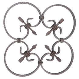 Kovářský ornament 380x380 mm (profil 12x6 mm)