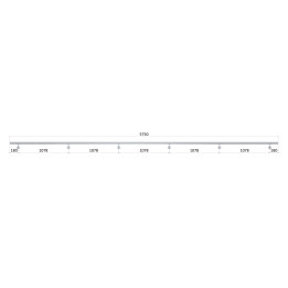 Madlo ø 42.4mm, L-5750mm, broušená nerez AISI316