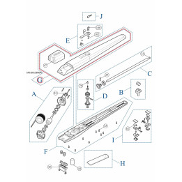 Kit horního korpusu SPCG013800A pro TOONA5