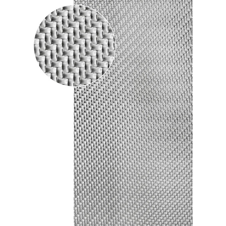 Plech pozinkovaný 2000x1000x1,2 mm - PLETENINA, 3D efekt