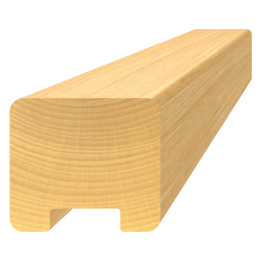 Dřevěný profil 45 x 40 x 3000 mm, buk, broušený bez nátěru
