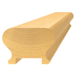 Dřevěný profil 62 x 43 x 3000 mm, buk, broušený bez nátěru