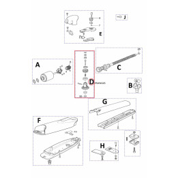 Kit ozubených kol PRWNG05 pro motory Wingo WG4024, WG5024, WG3524HS