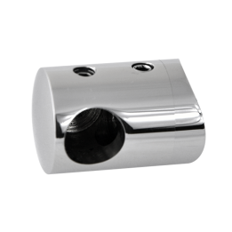Držák tyče ø 12 mm (L) na trubku ø 42,4 mm, AISI 304