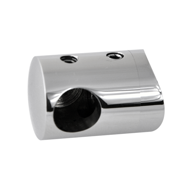 Držák tyče ø 12 mm (L) na trubku ø 42,4 mm, AISI 304