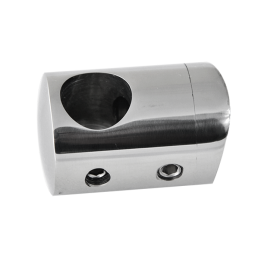 Držák tyče ø 12 mm (P) na trubku ø 42,4 mm, AISI 304