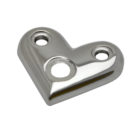 Nadpojovací deska na trubku ø 42,4 mm, leštěná AISI 304
