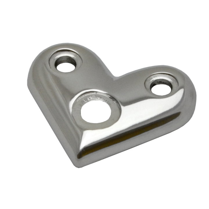 Nadpojovací deska na trubku ø 42,4 mm, leštěná AISI 304