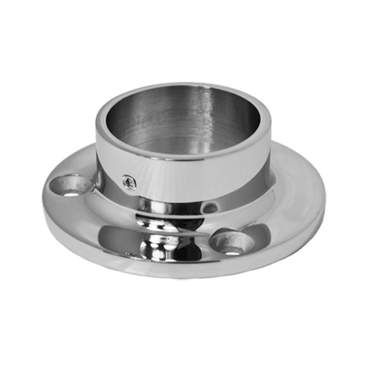 Příruba ø 80 mm na trubku ø 42,4 mm, leštěná nerez AISI 304