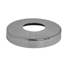 Kryt příruby ø 105 mm, otvor ø 43 mm, leštěná nerez AISI 304