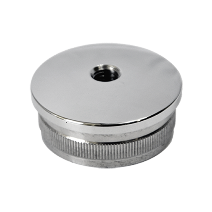 Spodek držáka madla na trubku ø 42,4 mm, leštěná AISI 304