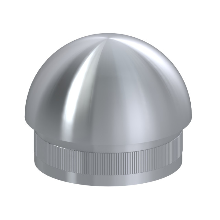 Ukončení na trubku ø 42,4 mm, leštěná nerez AISI 304